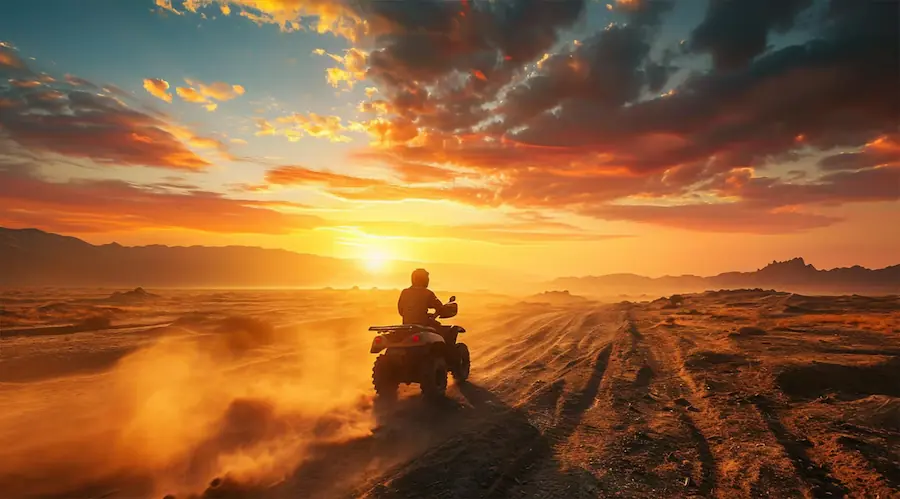 Agafay Desert: Sunset Quad, Camel Ride & Dinner Show day trip from Marrakech